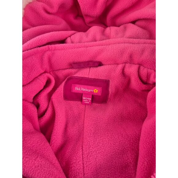 18-24 Month Girls Snowsuit, 1 Piece, Hand and Foot Cuffs - Picture 5 of 6